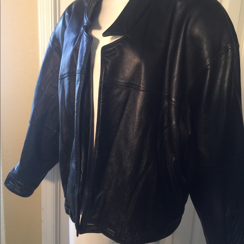 Leather Designer Jacket - image 5